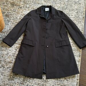Black Aspesi dress raincoat